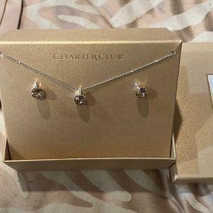 New charter club diamond set